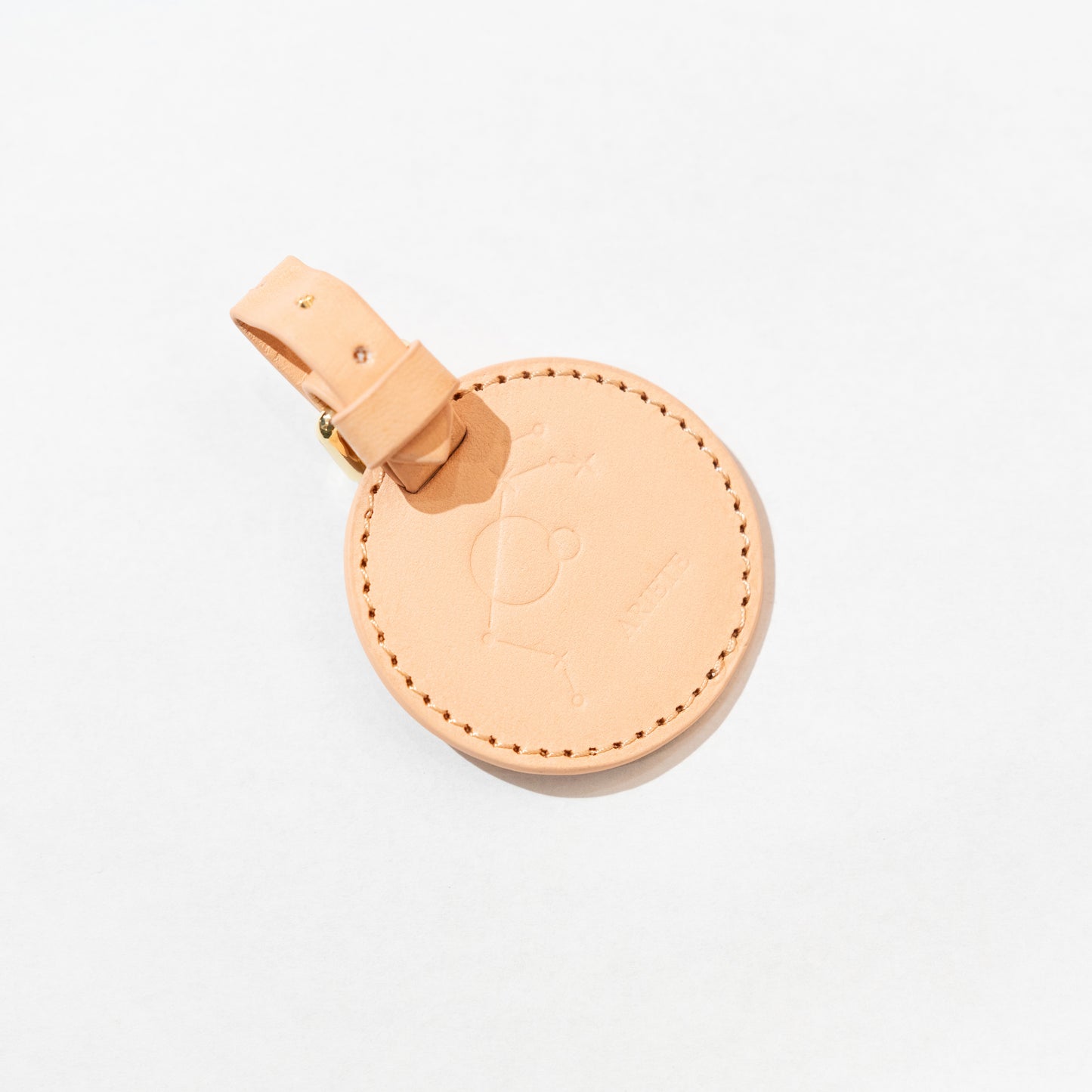 Constellation leather tag