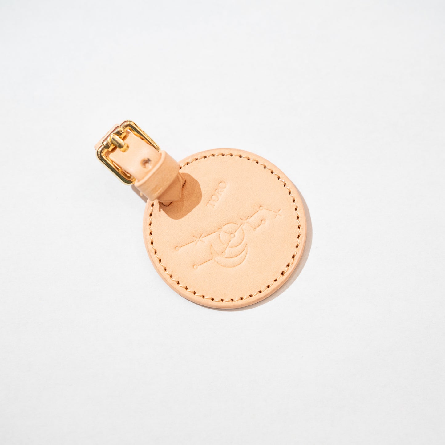 Constellation leather tag