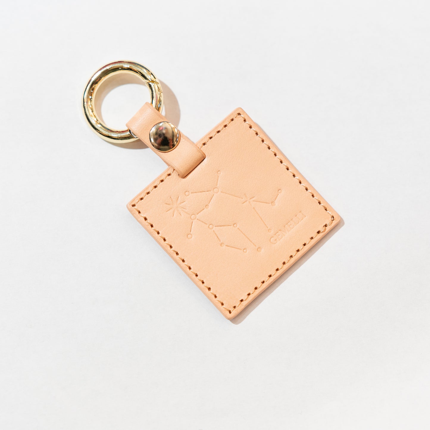 Constellation leather tag