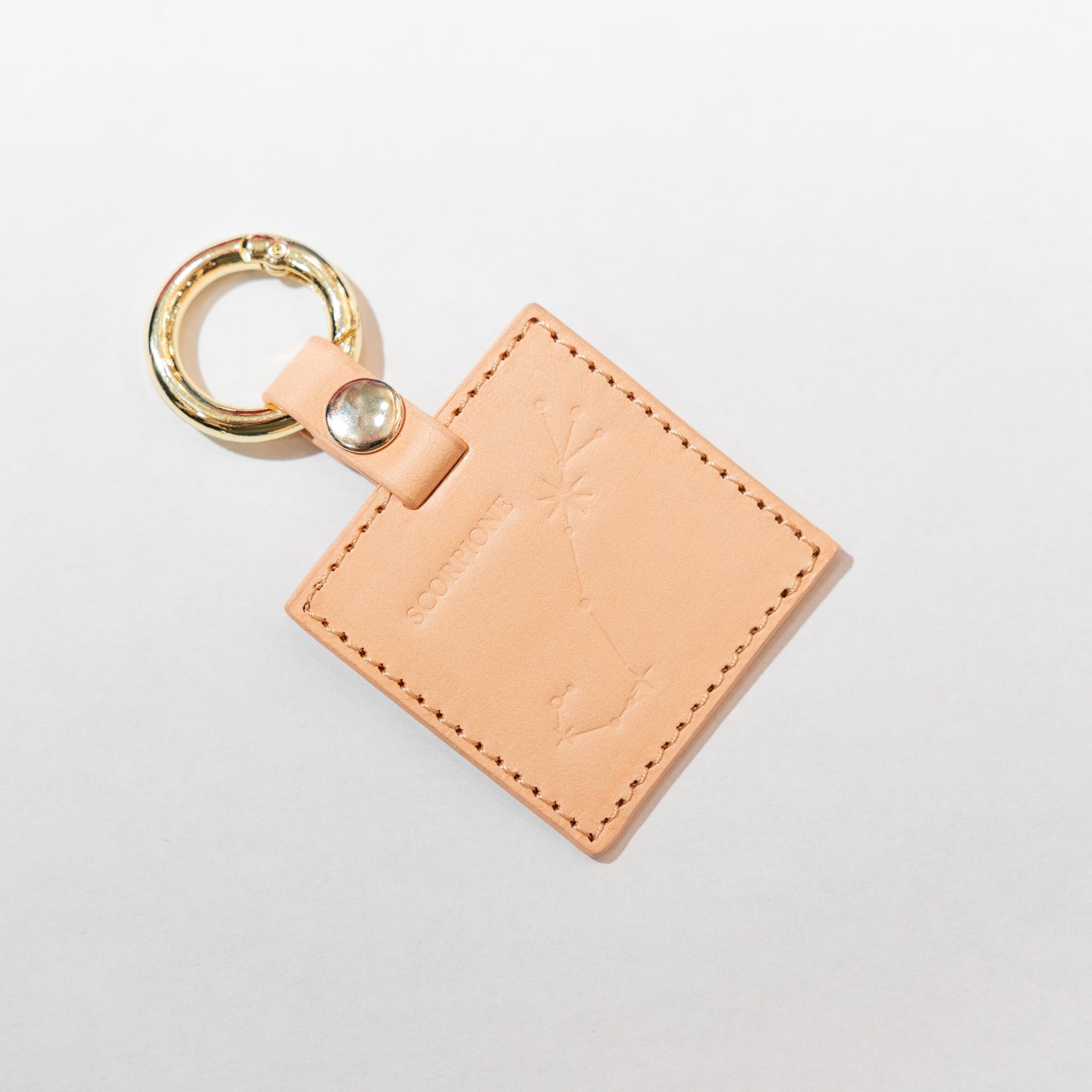 Constellation leather tag